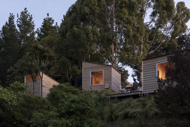 Winner – Small Project Architecture: Russell's Cabins by Johnstone Callaghan Architects .
