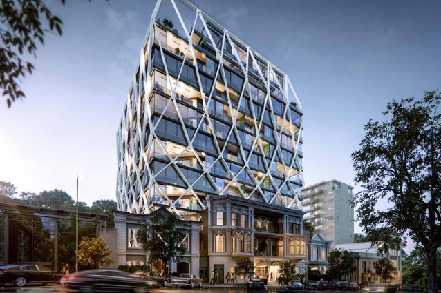 The International in Auckland contains 88 individual apartments, with three-metre ceilings and a range of in-house amenities.