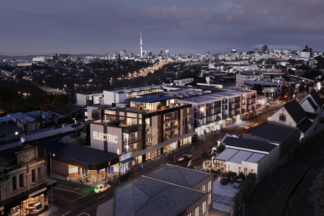 The Electric will feature ground-floor retail and office spaces along with residential dwellings.