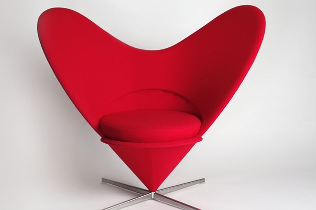 Heart Cone Chair, designed by Verner Panton for Vitra.