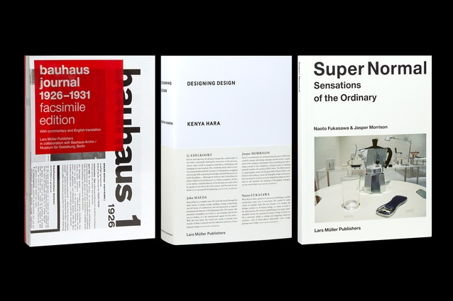 Just three of more than 800 books produced and published by Lars Müller. The AGI Open speaker creates carefully edited and designed publications on architecture, design, photography, contemporary art and society.