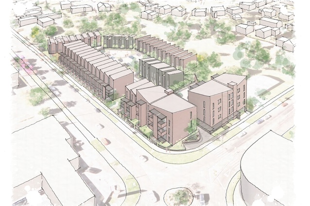 Standardised multi-residential development in Auckland. 