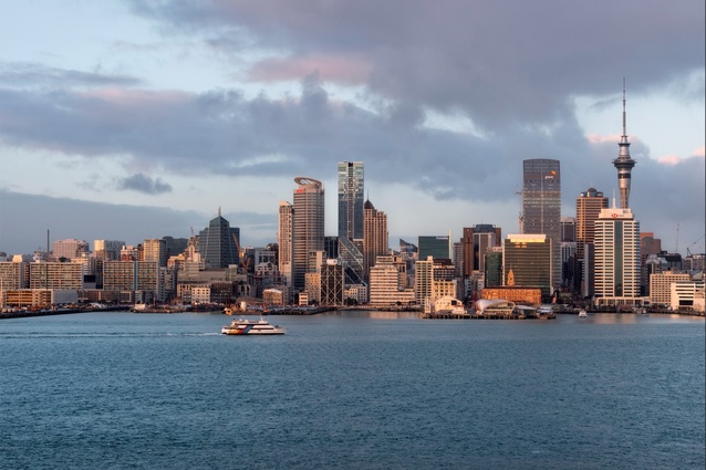 The building includes 273 apartments, plus a 35-suite hotel.