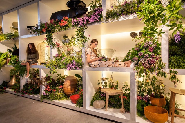 Xanthe White, ECC and Ingrid Starnes worked together to create a leafy and laid-back installation for Urbis Designday in March 2015.