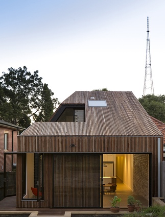 Cut-away Roof House by Scale Architecture.