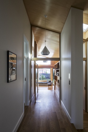 Point Chevalier bungalow renovation. This light-filled extension to a modest Auckland villa won a 2015 Auckland Architecture Award in the Housing – Alts and Adds category.