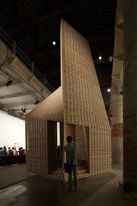 <em>Vessel</em> by O’Donnell + Tuomey Architects for the Common Ground exhibition at the 2012 Venice Architecture Biennale. 