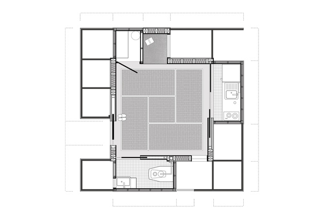 Floor plan: The reclusive minimalist.
