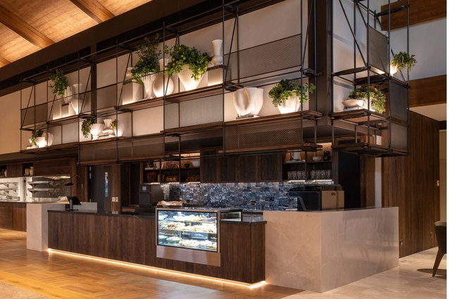 The new café and brasserie.