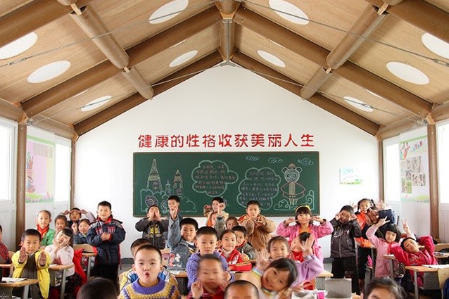 Hualin Temporary Elementary School, Chengdu, China, 2008.
