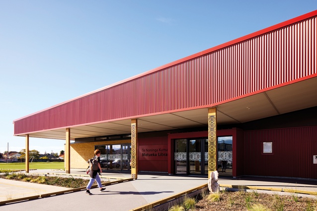 Commercial Building of the Year winner Te Noninga Kumu — Motueka Public Library by JTB Architects.