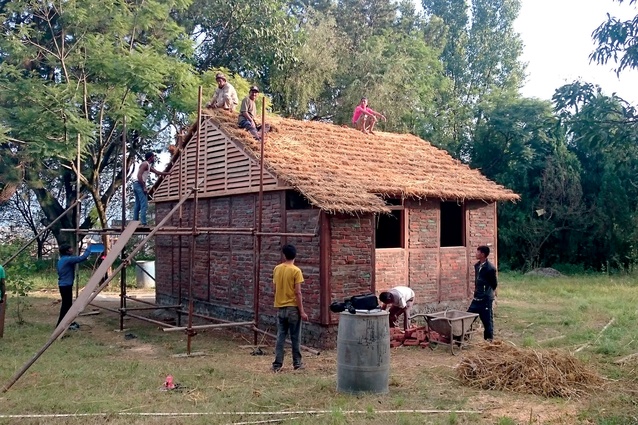 Housing for 2015 Nepal earthquake victims by architect Shigeru Ban.