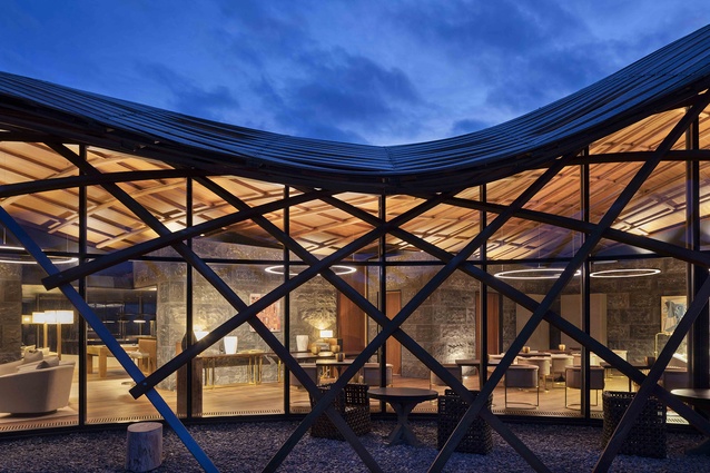 Winner: Engineering Innovation Award – Lindis Lodge by Architecture Workshop.