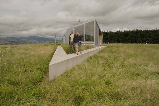 Sally Ogle of Patchwork Architecture takes Ridge to Kahutara, a Patchwork project.