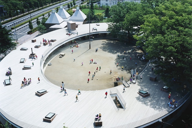Fuji kindergarten in Tokyo by Tezuka Architects.