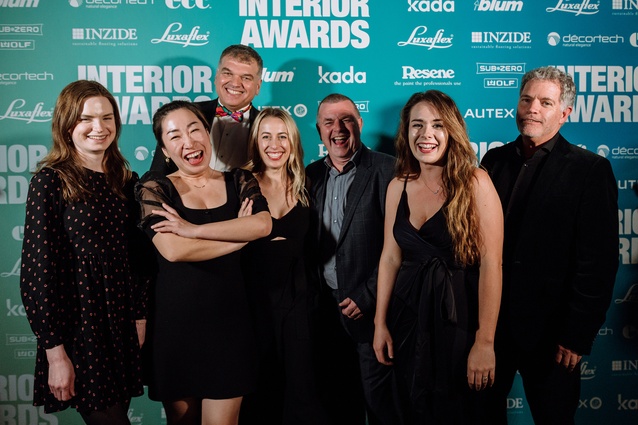 Malin Andersson, Dannie Chen, Steve Aschebrock, Jasmine Manson, Michael Long, Bianca Sands and Mike Bryan (Inzide Commercial) – Interior Awards 2021 sponsors.