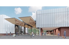 Waka-inspired Te Unua Museum of Southland takes shape