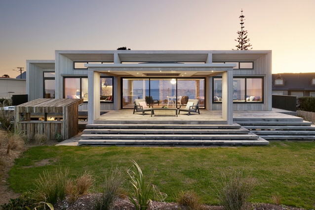 Belco Homes, Winner of Bay of Plenty & Central Plateau Supreme Renovation of the Year, Renovation Over $1.5 million category, and a Gold Award, for a home in Waihi Beach.
