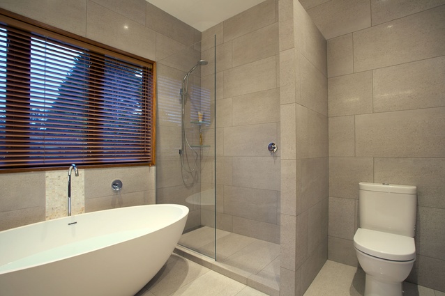 Du Bois reconfigured the space to include a separate shower as well as a bath. 