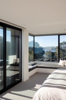 The master bedroom holds the most jaw-dropping views in the home.
