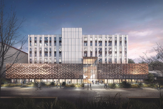 Render of Auckland University’s B201 project. 
