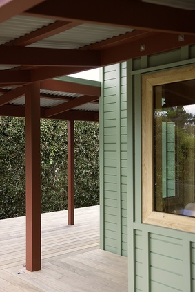 Harmonious detailing, an earthy palette and the use of wood evoke a Japanese Tea House aesthetic.