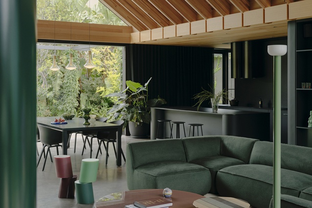 Resene Total Colour Residential Interior Tone-e Award winner, Yarraville Peak by Weaver+Co Architects.