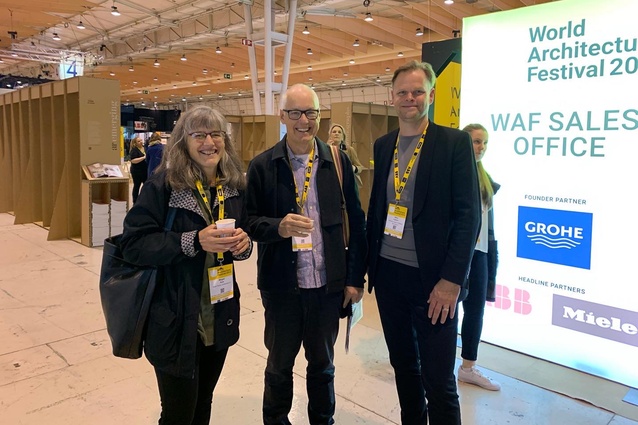 Left-right: Megan Rule, Ken Crosson and Gary Lawson at WAF 2022.