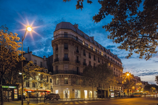 Haussmann’s ubiquitous six-storey apartment buildings in Paris.