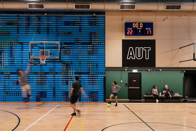 AUT Te Āhuru Recreation Centre by Jasmax, winner of the Health and Wellness Award.