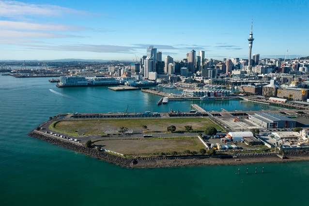 Caption: Around half of Wynyard Point will be transformed into the largest new park created in Auckland for over a century.