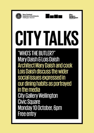 City Talks "Who's the Butler?" takes place on Monday 10 October at 6pm.