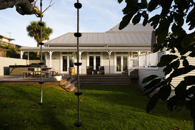 The extension to the villa was sympathetic to the look and feel of the original home.