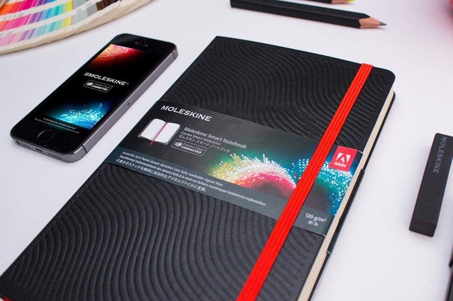 The humble notebook has taken the leap into the digital age. The <a href="https://www.jennibick.com/products/moleskine-smart-notebook-creative-cloud-connected#" target="_blank"><u>Creative Cloud-connected Moleskin smart notebook</u></a> lets you instantly turn sketches into fully workable digital files.