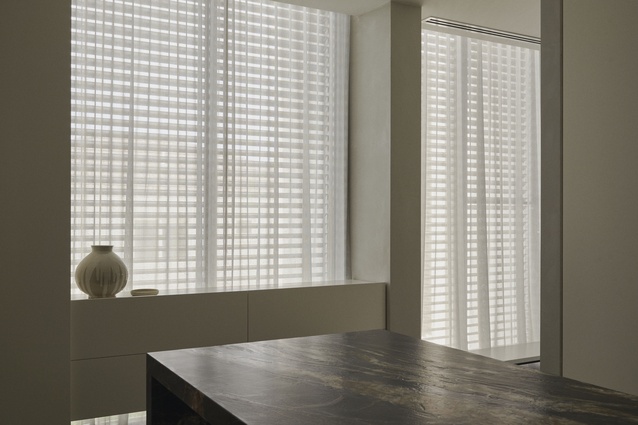 The dressing room at Kilrush residence in Melbourne, Australia by Studio 11:11.