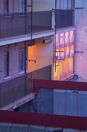 This apartment is perched in a small block of flats in Madrid.