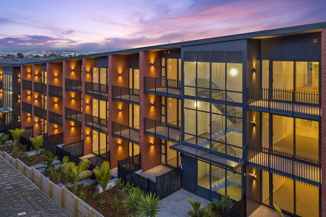 Shortlisted – Housing Multi-unit: 340 Onehunga Mall by Brewer Davidson Architects.