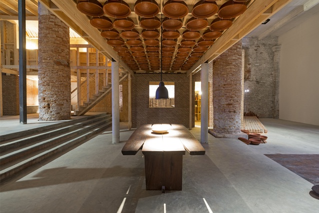 Kundoo's Wall House 1-to-1, installation at the Venice Biennale 2012.