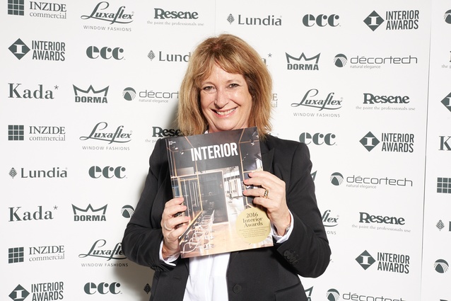 Sandy Wallace from Luxaflex – Interior Awards sponsors.