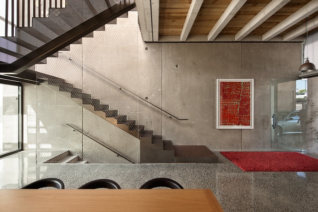 City House interior, Auckland, designed with Andrew Kissell. This home won a Housing Award at the 2016 Auckland Architecture Awards.
