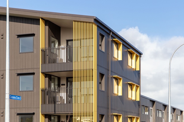 Shortlisted - Housing - Multi Unit: Mangere West Development by SGA - Strachan Group Architects. 