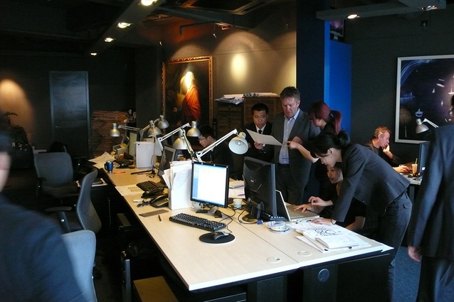 The Billington Design workplace in China.