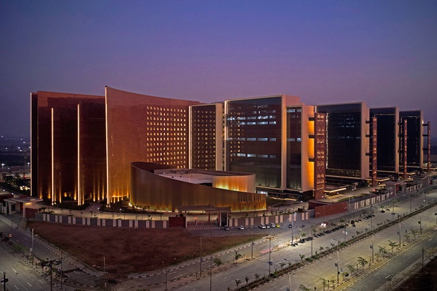 WAF 2023 winner of the Completed Buildings Office category: Surat Diamond Bourse by Morphogenesis in India.