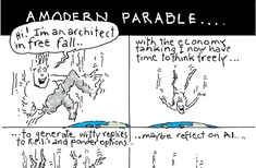 Cartoon - Malcolm Walker ‘A modern parable...’