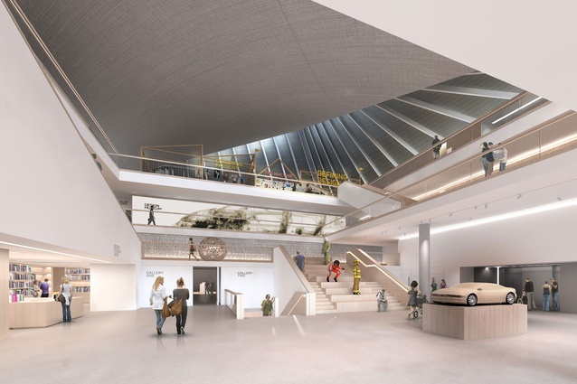 The new Design Museum atrium.