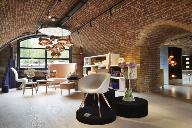 Tom Dixons new headquarters is located in the heavily-trafficked King's Cross area of London.
