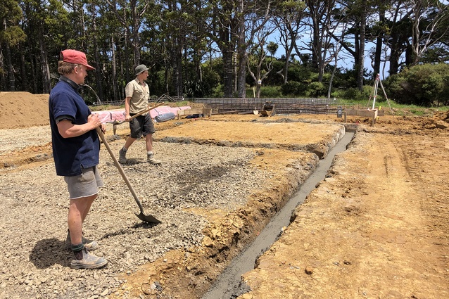 A rammed earth builder hoping to change construction for good