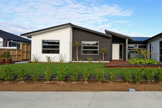 PlaceMakers New Homes $350,000-$450,000,  Craftsmanship Award and Gold Award winning house by Fowler Homes Taranaki Limited in New Plymouth.