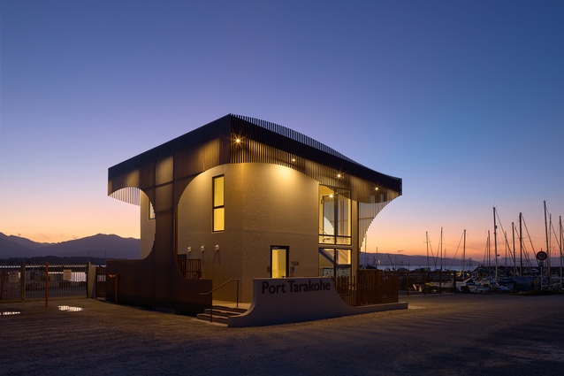 Resene Total Colour Neutrals Tone-e Award winner, Port Tarakohe Harbourmaster and Amenities Building by JTB Architects.