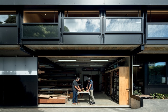 The windows can be controlled individually, creating an activated façade. 